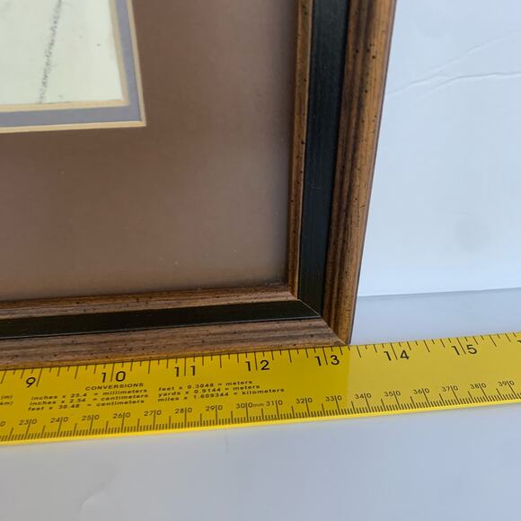 Louis Armstrong Portrait Drawing Wall Art Framed Double Matted - Picture 6 of 10